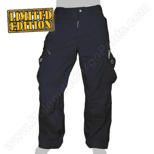 45019 Molecule Pants Venture Navy Blue Limited Edition long cargo pants