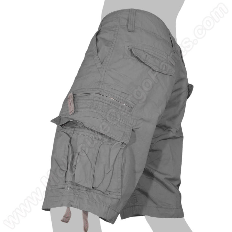 Molecule-Pants_Short_Cargo_Pants_Rambler_Ripstop_grey (2) 55001 Molecule Pants RIPSTOP Rambler GREY short cargo pants