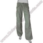 Molecule Women 45041 “Virago” GREEN long cargo pants
