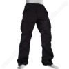 54002 Molecule Pants Backpacker BLACK long cargo pants