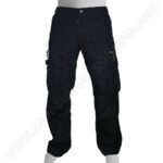 Molecule 50005 “Combat” BLACK long cargo pants