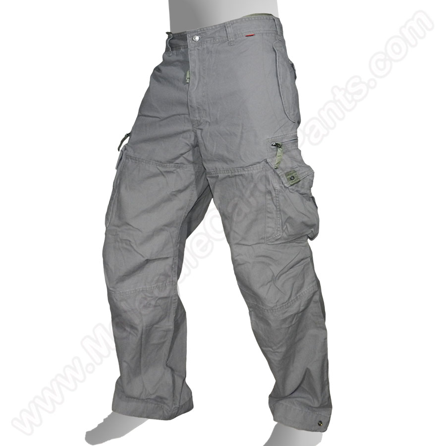 Woo Buttoned Side Pockets Cargo Pants