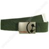 Molecule Belt B03 "Zoom" - Canvas Buckle Belt GREEN
