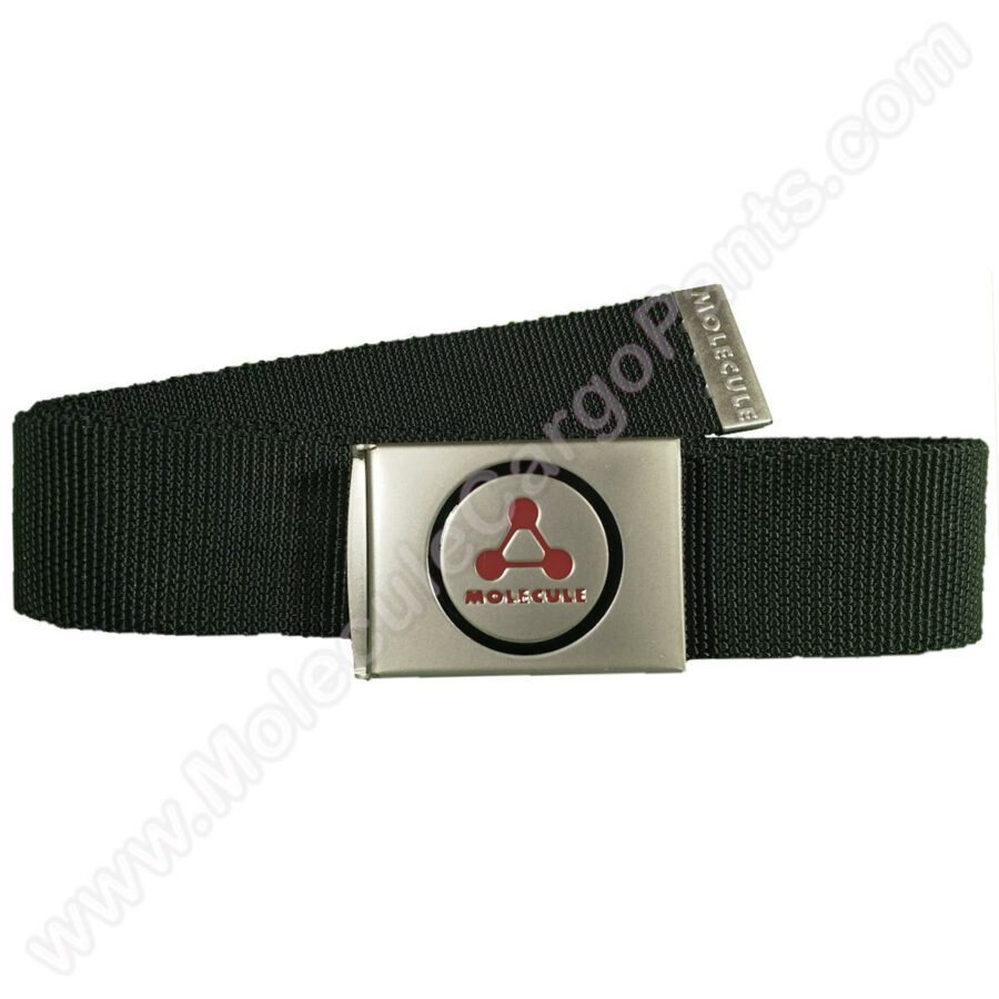 Molecule Belt B06 "Classic" - Canvas Buckle Belt BLACK